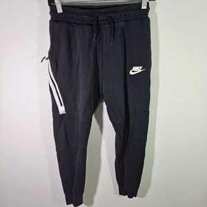 Youth Boys Nike Tech Black Jogger Sweatpants!
